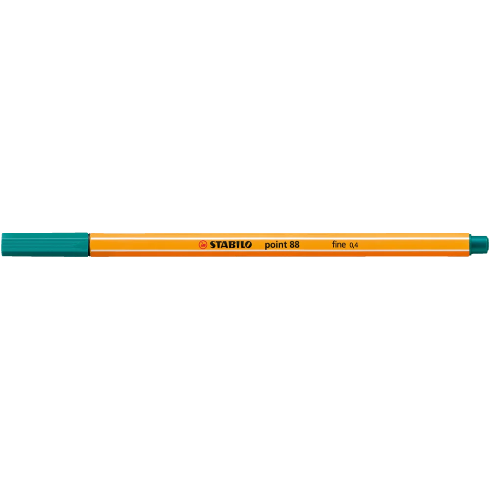 Rostirón, tűfilc 0,4mm, STABILO Point 88 türkiz
