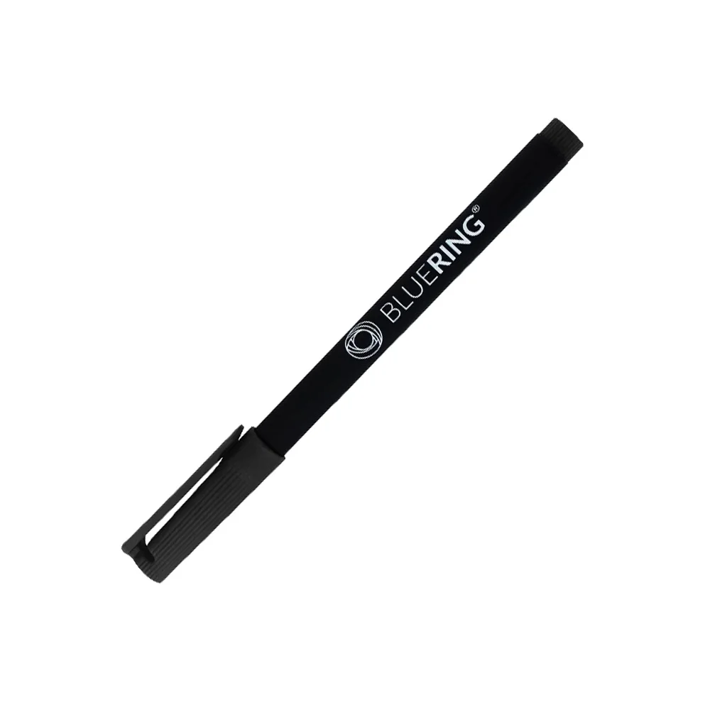Rostirón, tűfilc alkoholos 0,4mm, OHP Bluering® S fekete - Image 2