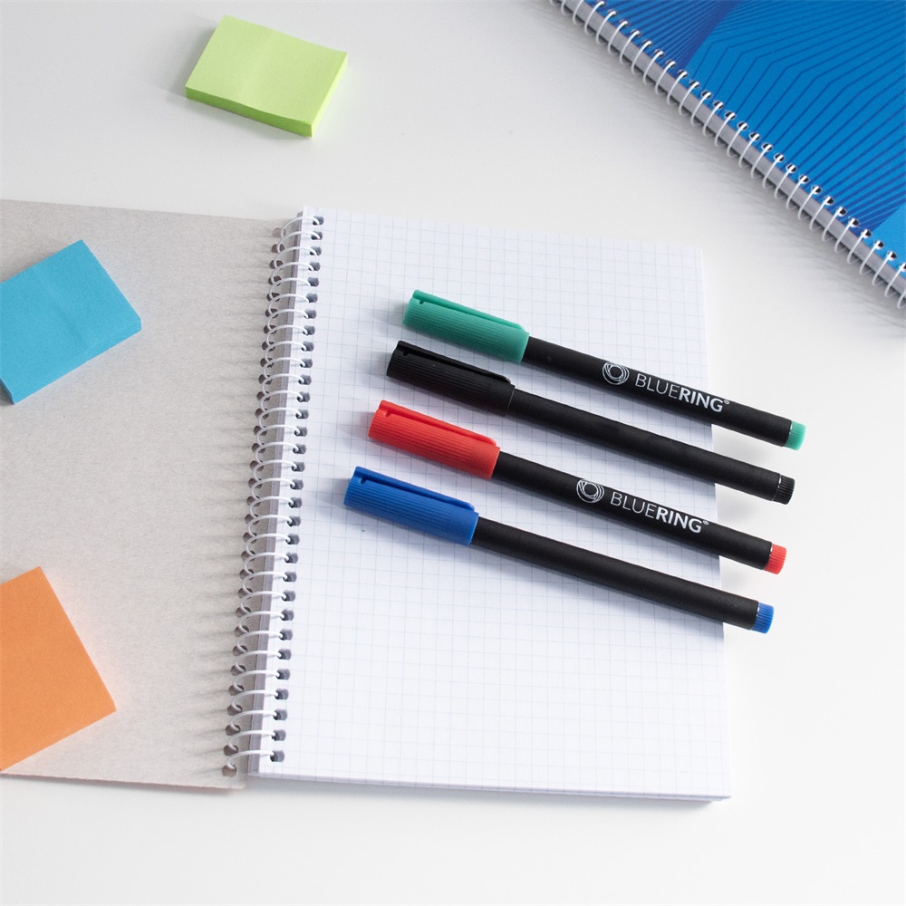 Rostirón, tűfilc alkoholos készlet, 0,5mm OHP Bluering® F, 4 klf. szín - Image 2