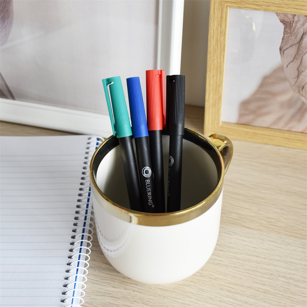 Rostirón, tűfilc alkoholos készlet, 1mm OHP Bluering® M, 4 klf. szín - Image 2