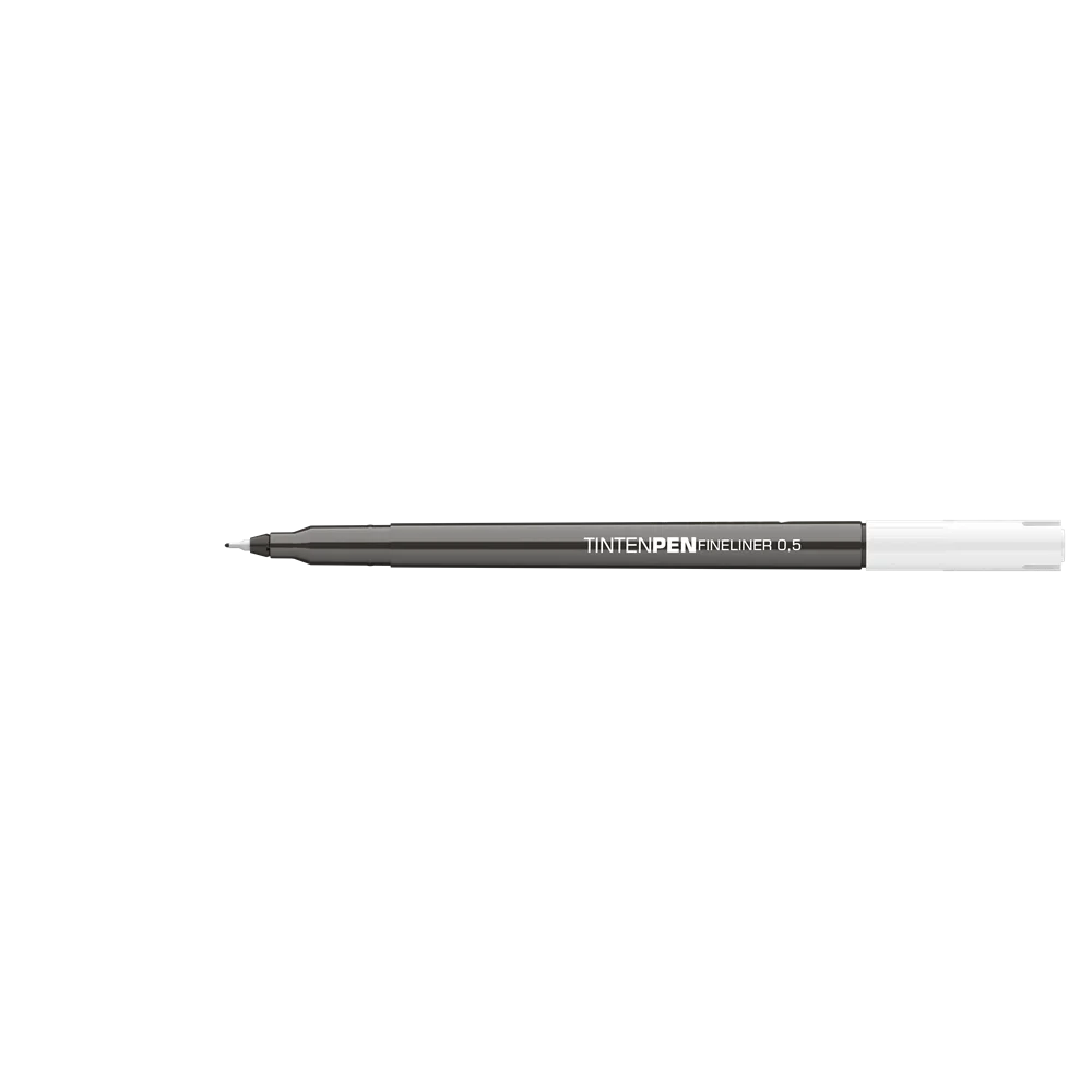 Rostirón, tűfilc vízbázisú, 0,5mm, kerek test, Tinten Pen Ico fekete - Image 2