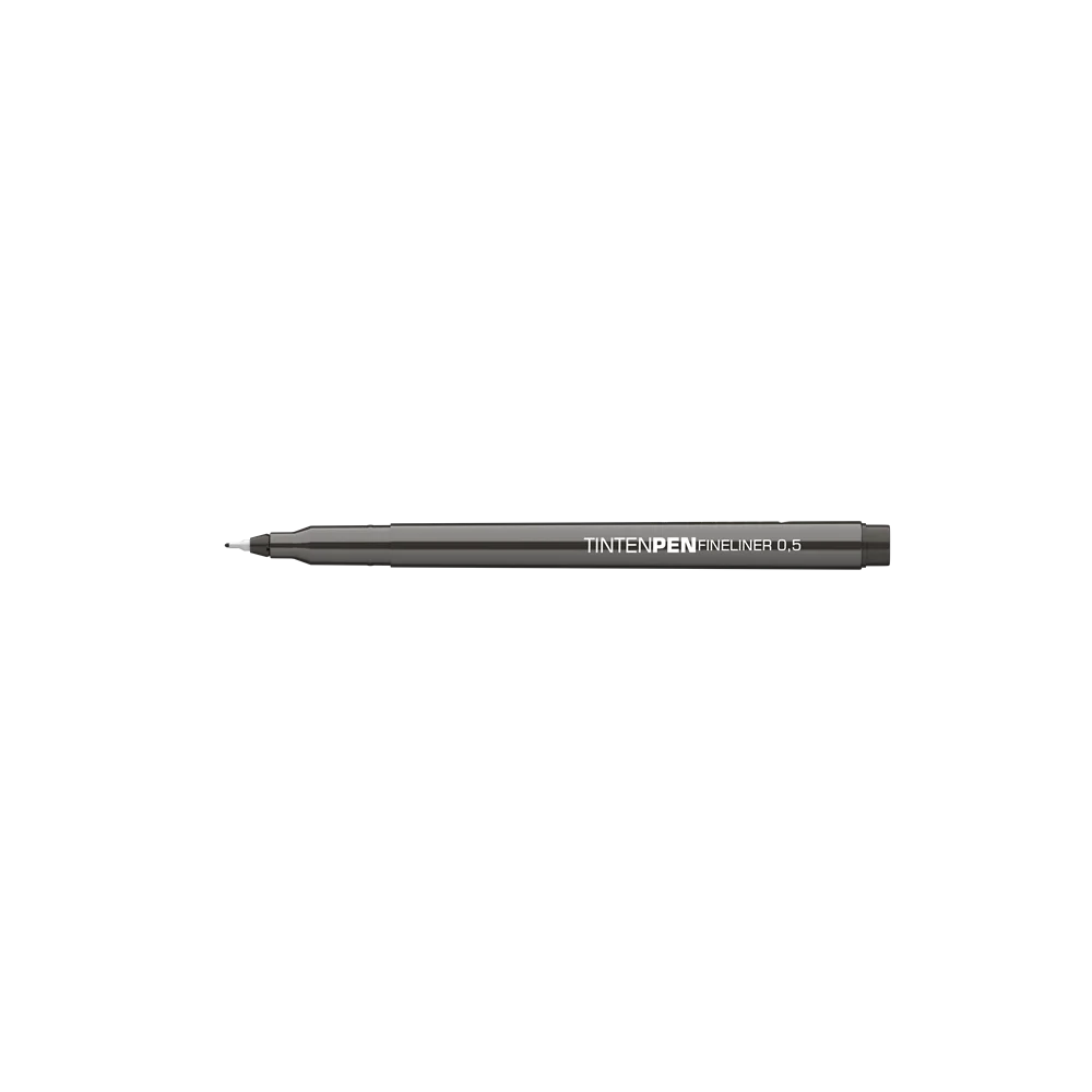Rostirón, tűfilc vízbázisú, 0,5mm, kerek test, Tinten Pen Ico fekete - Image 3