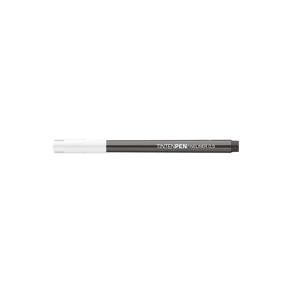 Rostirón, tűfilc vízbázisú, 0,5mm, kerek test, Tinten Pen Ico fekete - Image 4