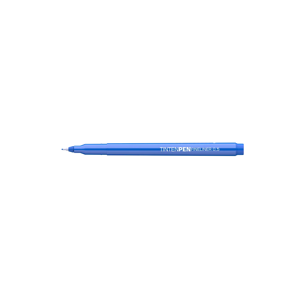 Rostirón, tűfilc vízbázisú, 0,5mm, kerek test, Tinten Pen Ico kék - Image 3