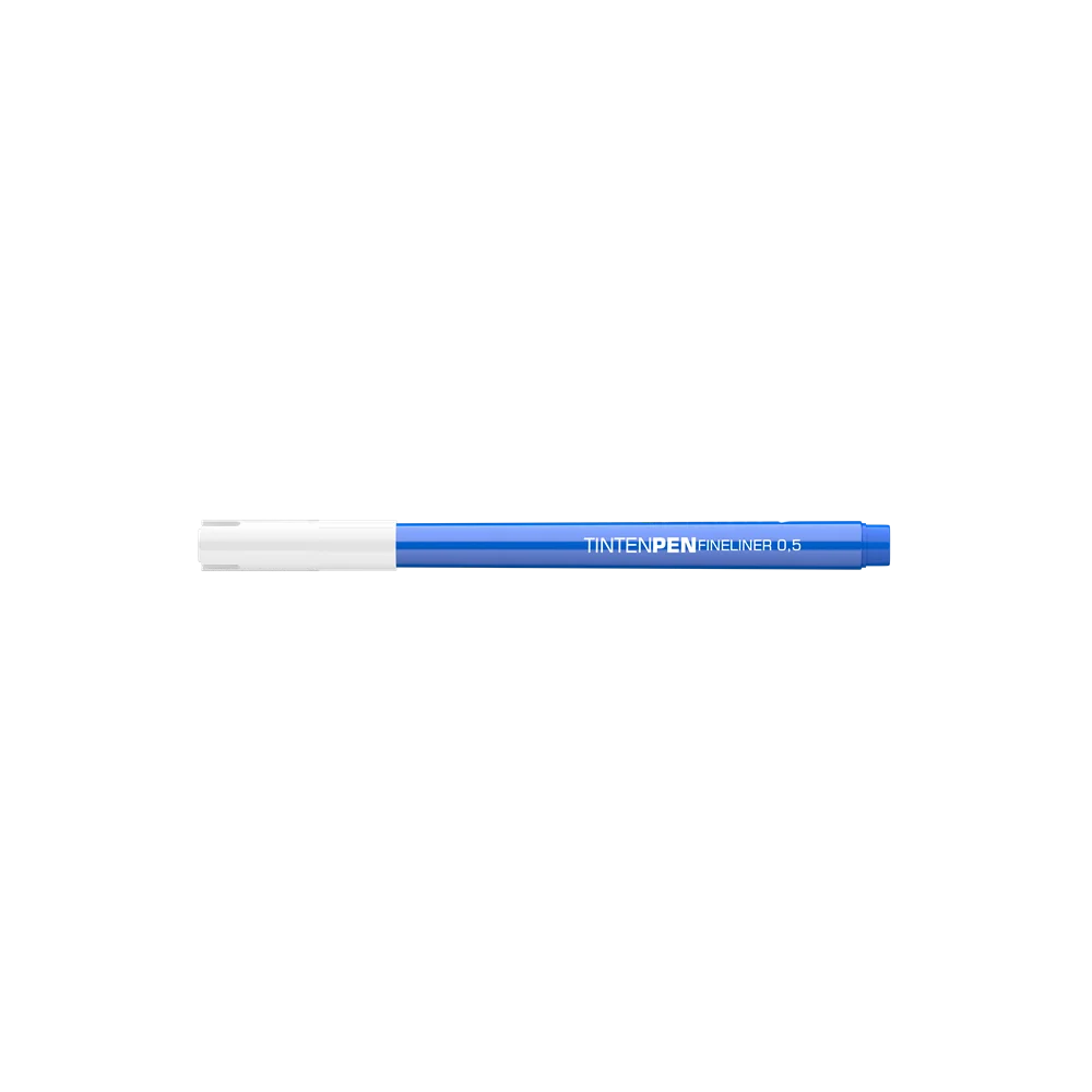 Rostirón, tűfilc vízbázisú, 0,5mm, kerek test, Tinten Pen Ico kék - Image 4
