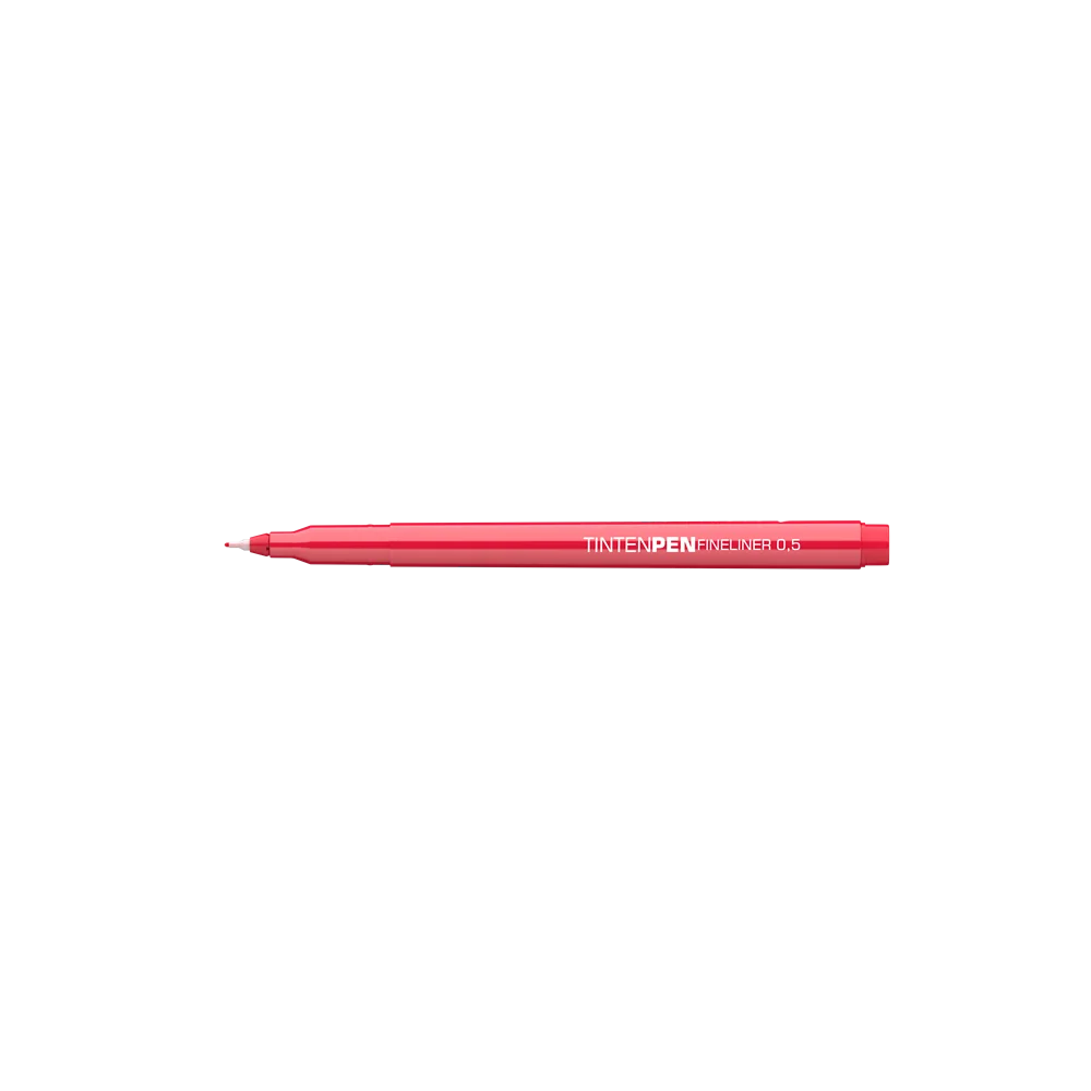 Rostirón, tűfilc vízbázisú, 0,5mm, kerek test, Tinten Pen Ico piros - Image 3