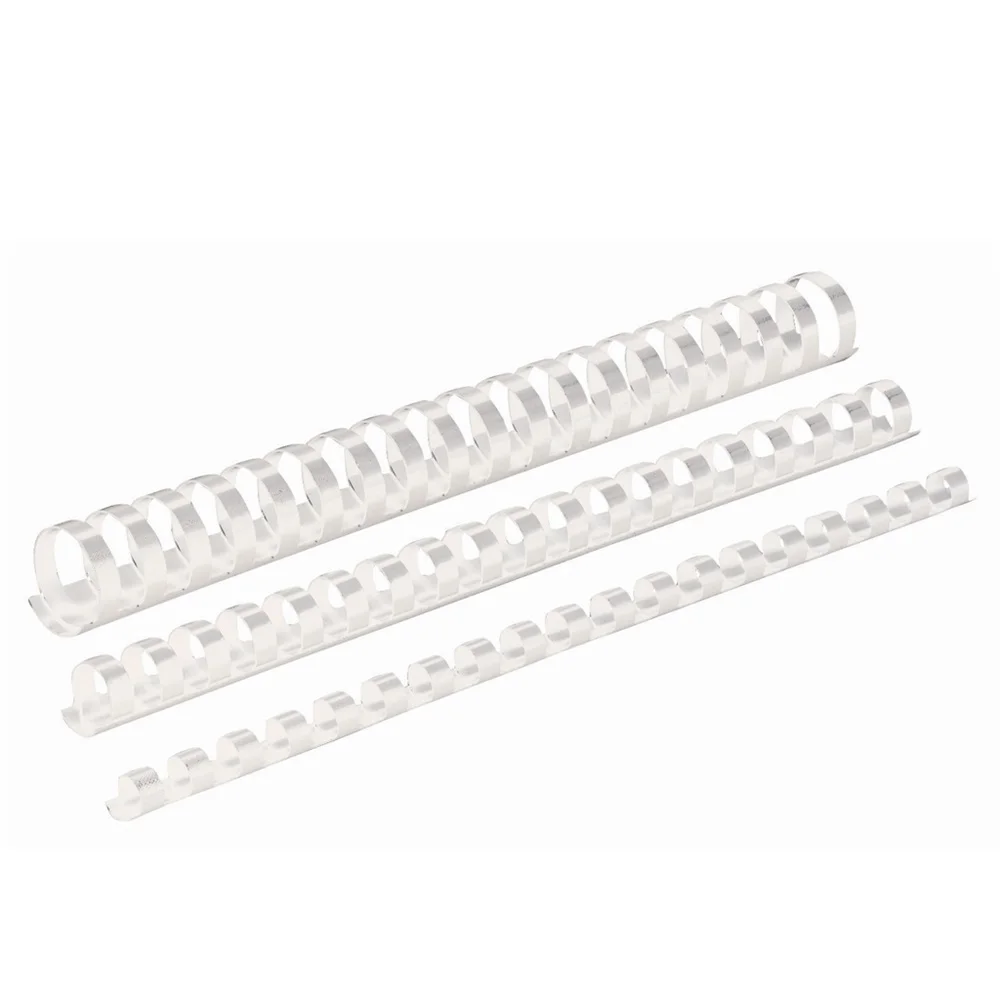 Spirál műanyag, 10mm, 41-55lap, 100 db/doboz, Fellowes® fehér - Image 2
