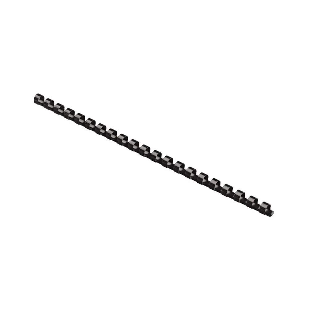 Spirál műanyag, 10mm, 41-55lap, 100 db/doboz, Fellowes® fekete - Image 2