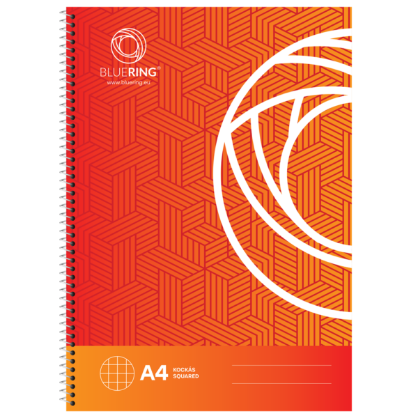 Spirálfüzet A4, 70lap Bluering® kockás