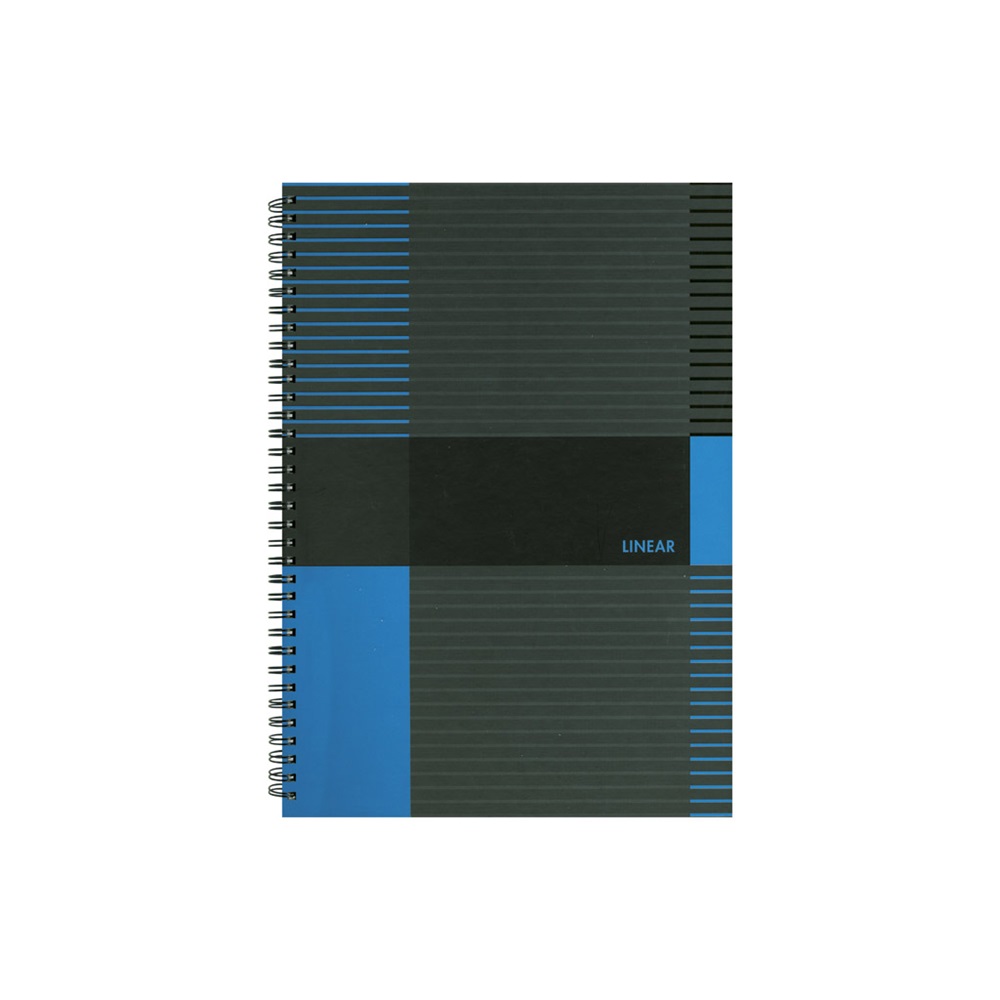 Spirálfüzet A5, 80lap vonalas, keményfedelű Marker Linear - Image 3