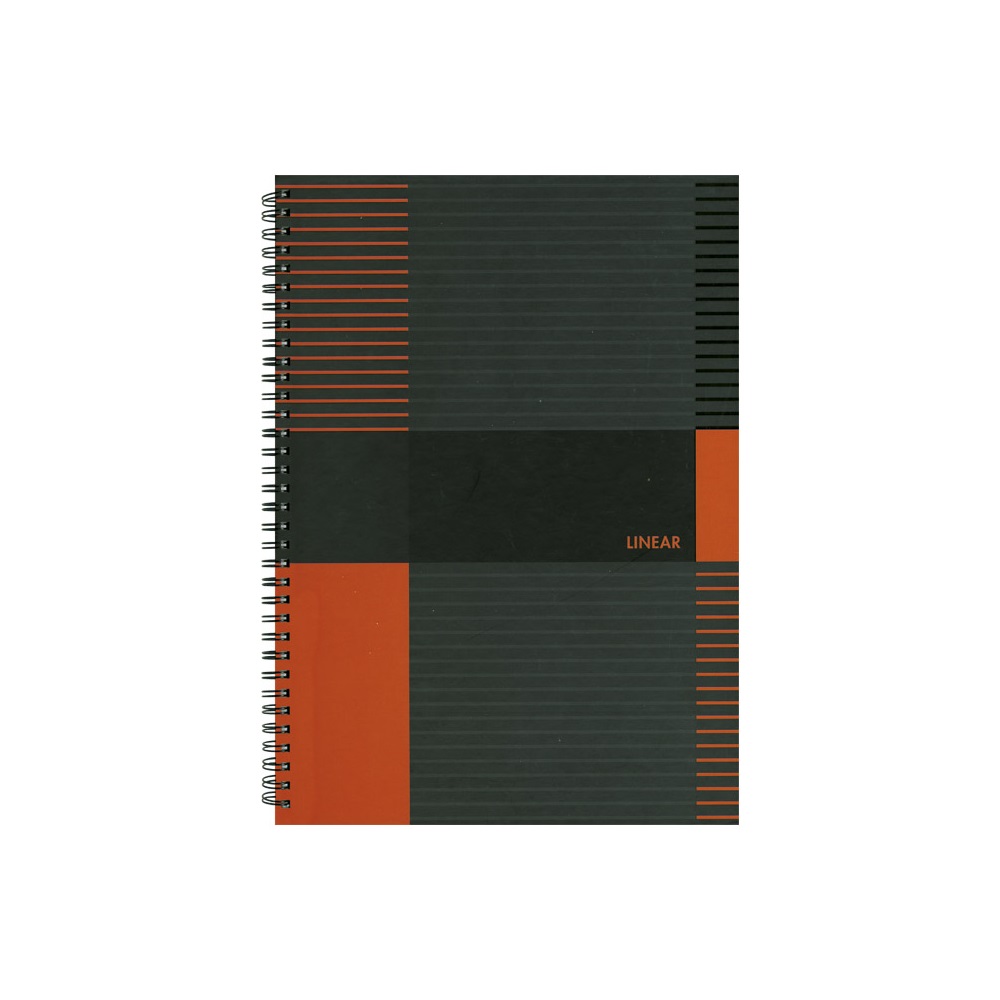 Spirálfüzet A5, 80lap kockás, keményfedelű Marker Linear - Image 5