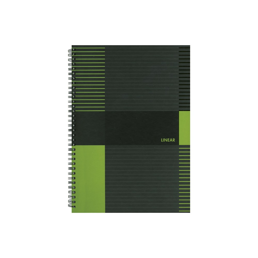 Spirálfüzet A6, 80lap kockás, keményfedelű Marker Linear - Image 7