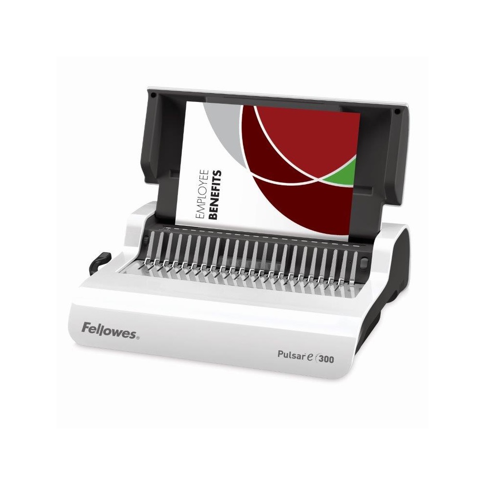 Spirálozógép, műanyag spirálkötéshez, elektromos, 300lap, Fellowes® Pulsar-E - Image 2