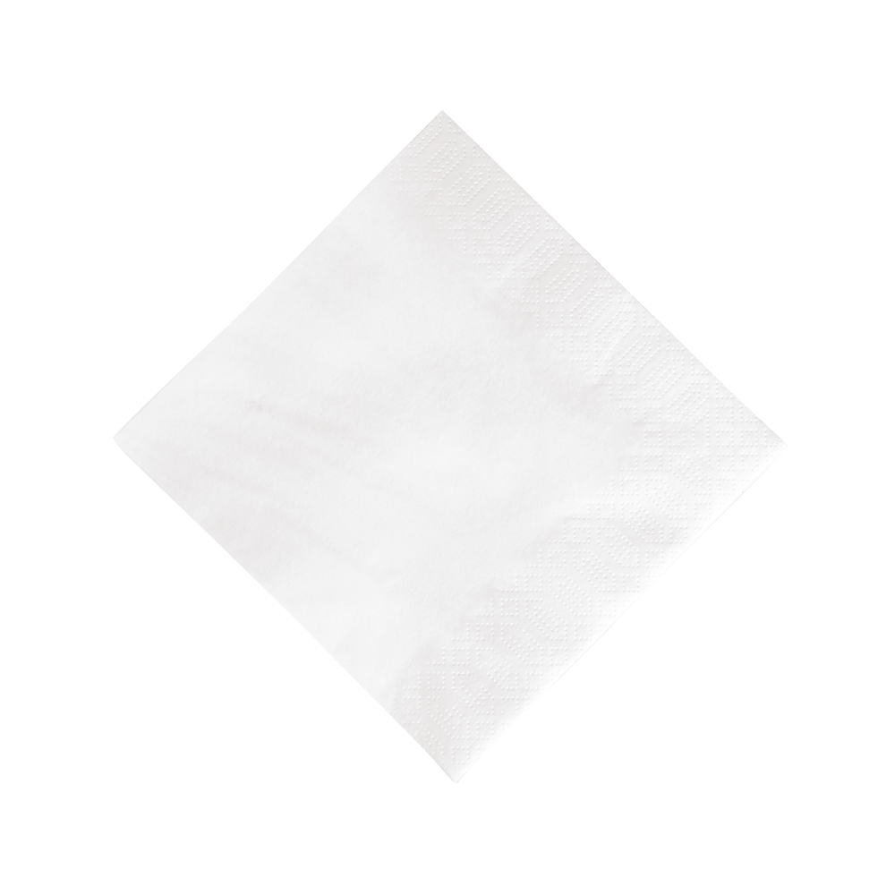 Szalvéta 2 rétegű 1/4 hajtás 32 x 33 cm 125 lap/csomag fehér Peppy - Image 2