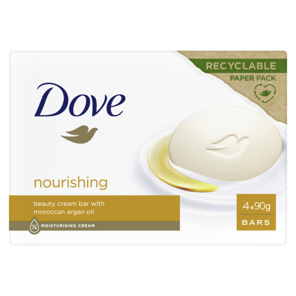 Szappan 4 x 90 g Dove Nourishing