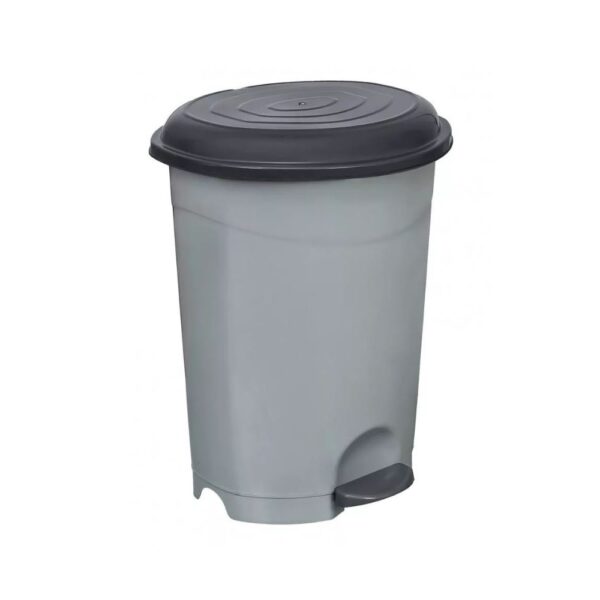 Szemetes kuka pedálos műanyag 12 literes szürke UP126