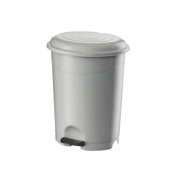 Szemetes kuka pedálos műanyag 12 literes fehér UP126-001