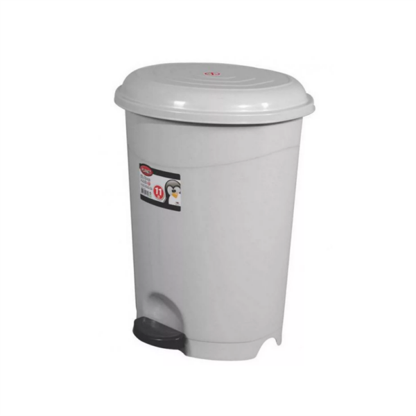 Szemetes kuka pedálos műanyag 22 literes szürke UP128-002