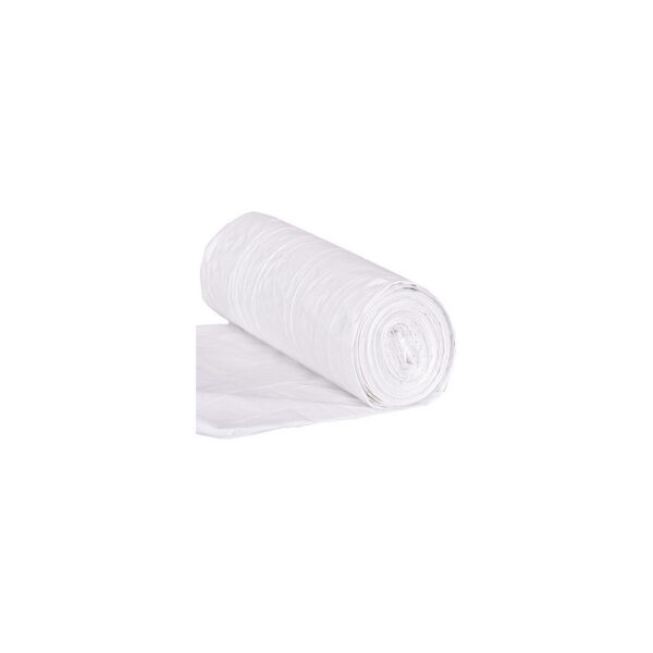 Szemeteszsák zárószalagos 70 liter 64 x 70 cm 15 db/tekercs újrahasznosított Mazzini_fehér