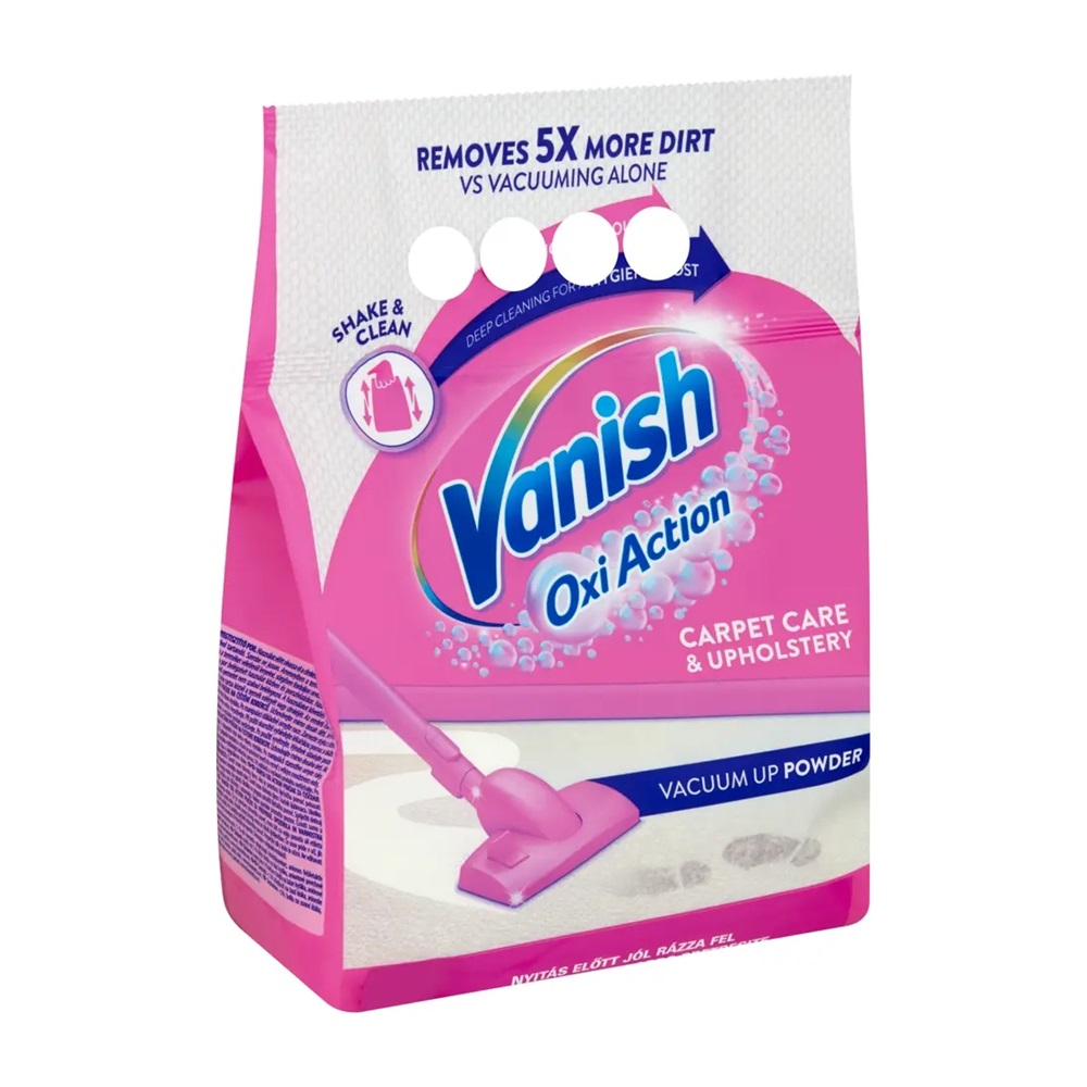 Szőnyeg- és kárpittisztító por 650 g Vanish Oxi Action