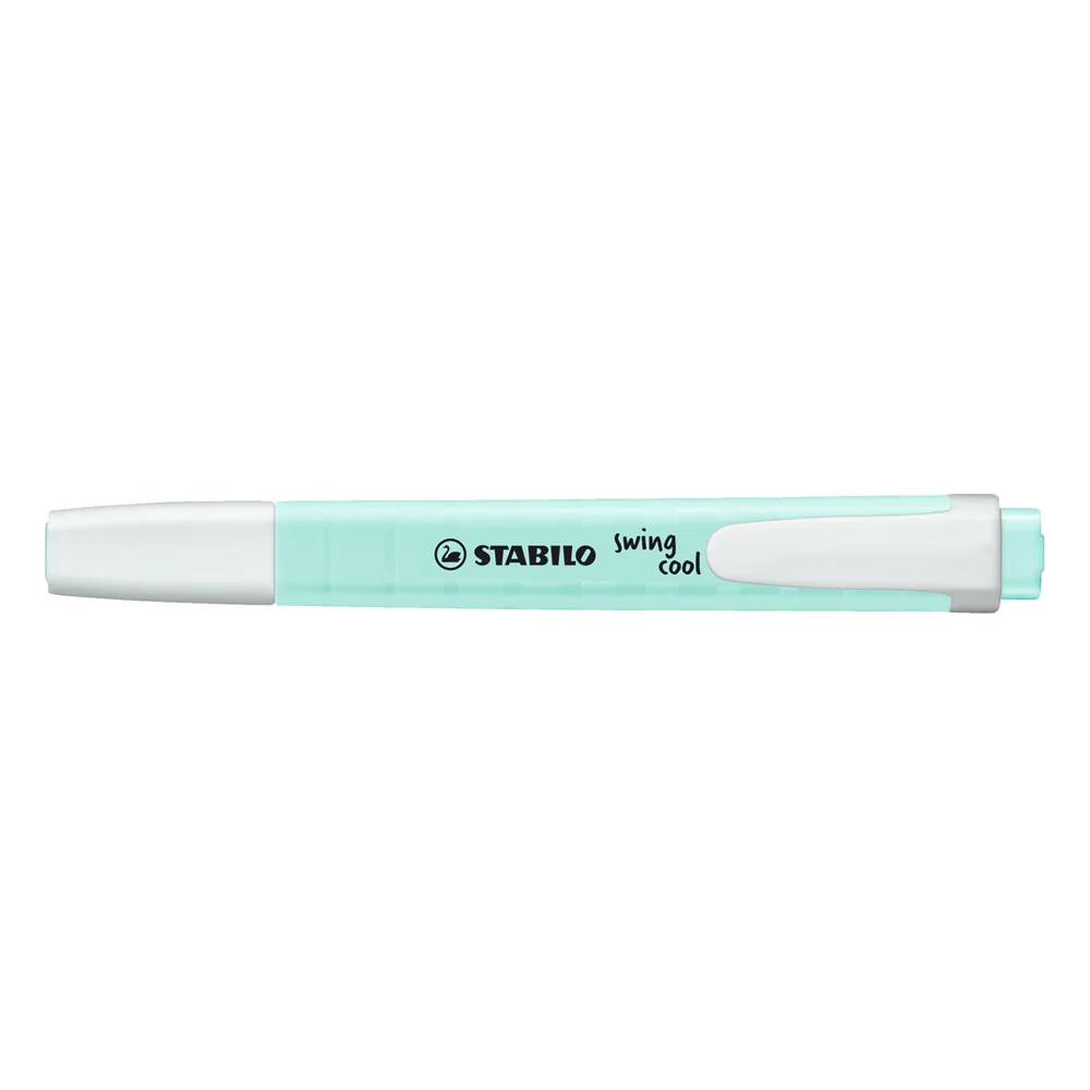 Szövegkiemelő 1-4mm, vágott hegy Stabilo Swing cool pastel 275/113 türkiz