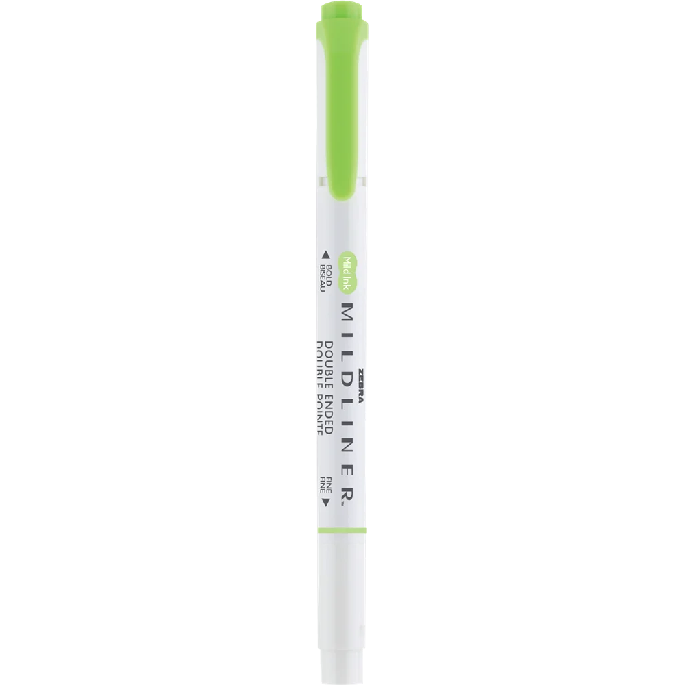 Szövegkiemelő 1,0/3,5 mm, kétvégű Zebra Mildliner Cool & Refined zöld