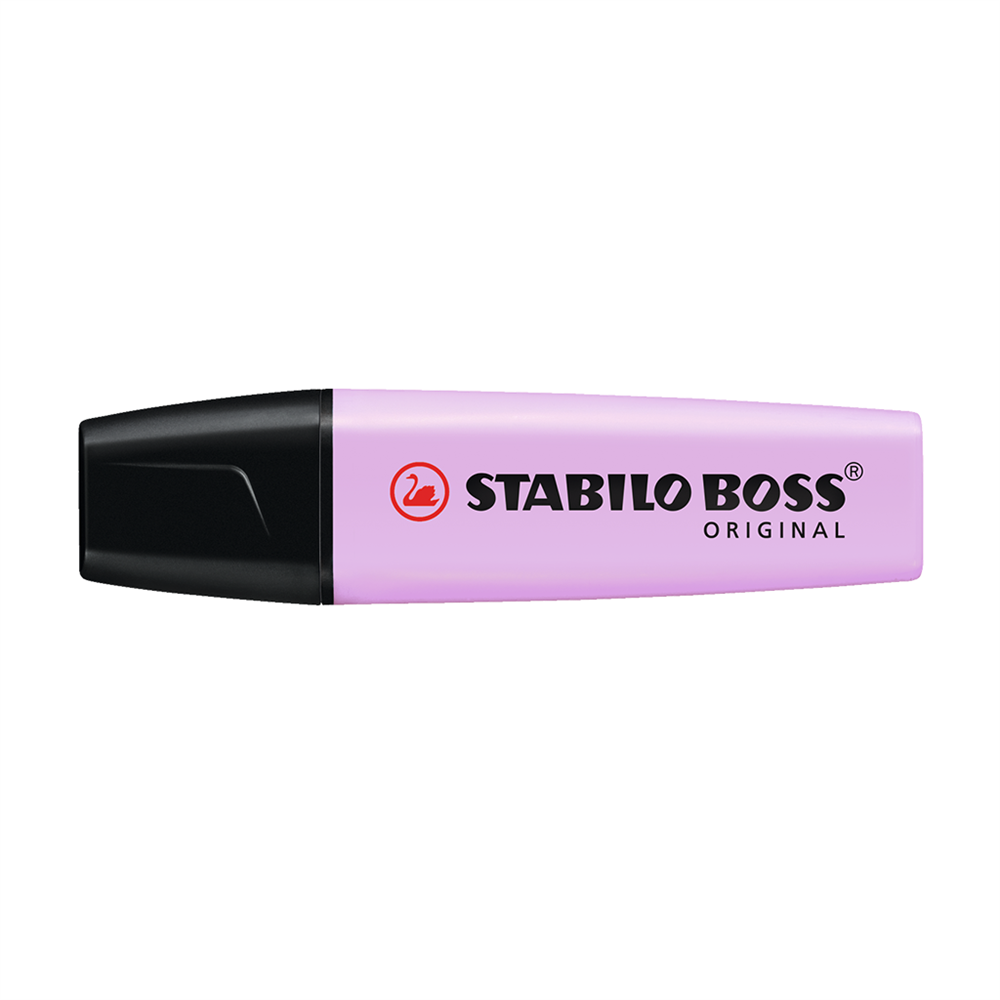 Szövegkiemelő 2-5mm, vágott hegyű, STABILO Boss original Pastel orgona