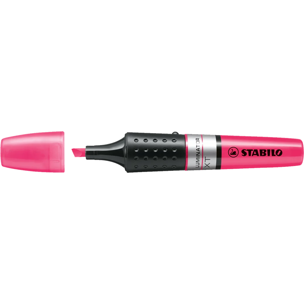 Szövegkiemelő 2-5mm, hengeres test Stabilo Luminator rózsaszín