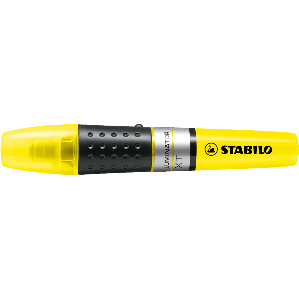 Szövegkiemelő 2-5mm, hengeres test Stabilo Luminator sárga - Image 2