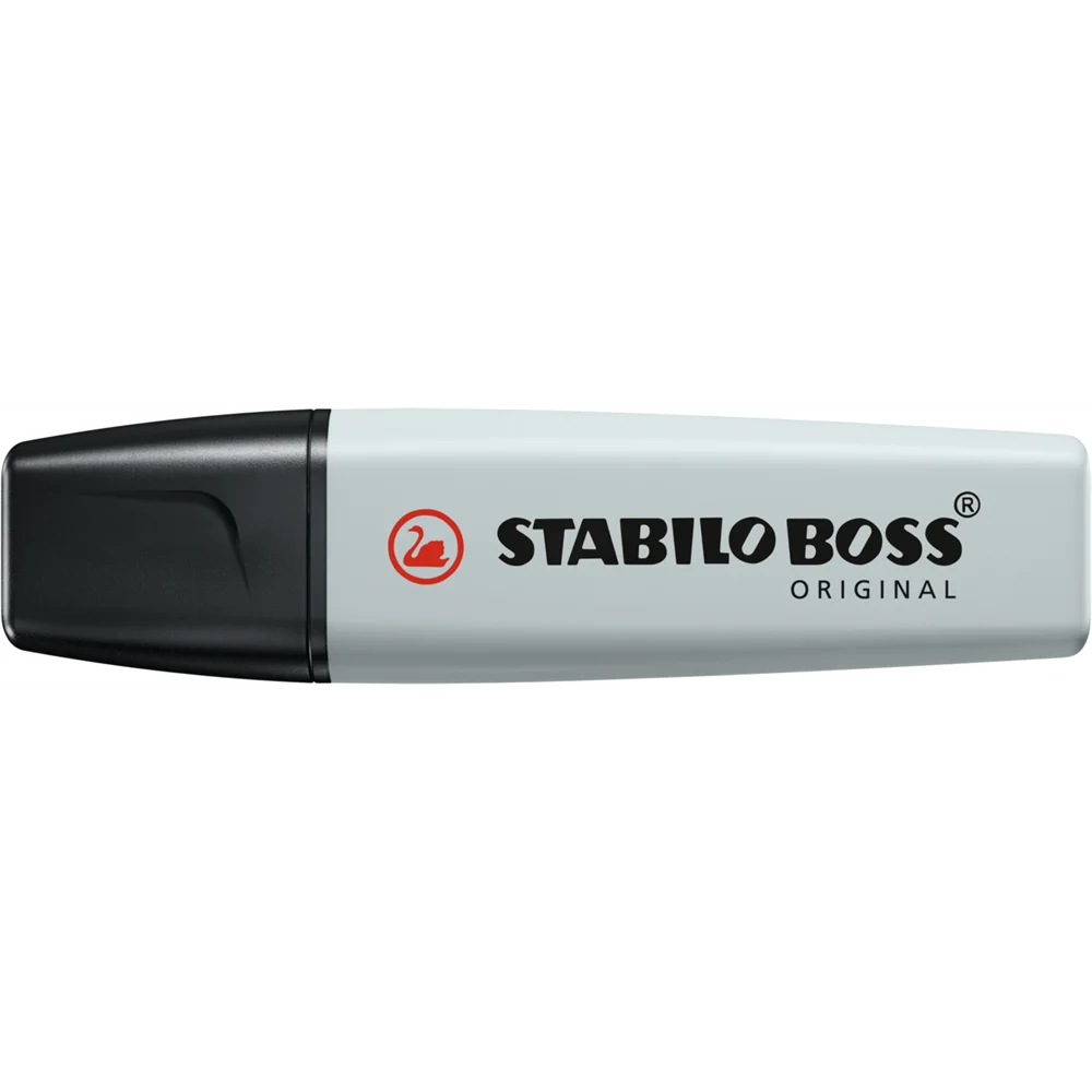 Szövegkiemelő 2-5mm, vágott hegyű, STABILO Boss original Pastel szürke