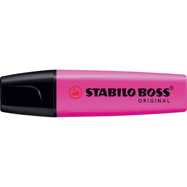 Szövegkiemelő 2-5mm, vágott hegyű, STABILO Boss original pink