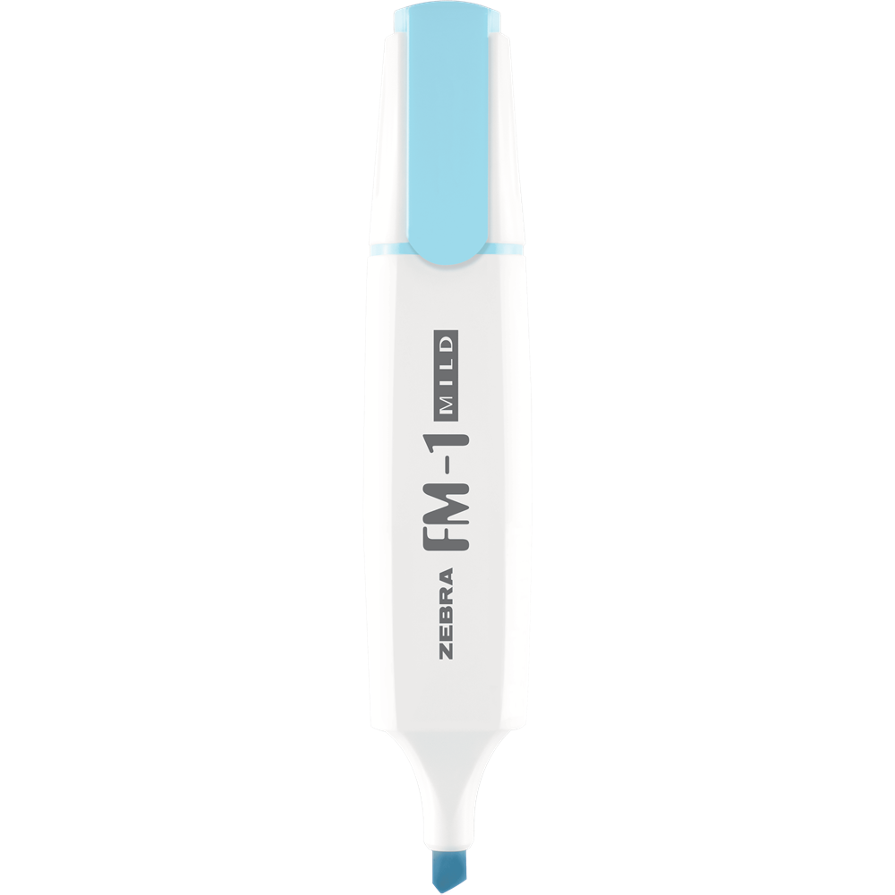 Szövegkiemelő 3,5 mm, Zebra FM-1 Mild, kék