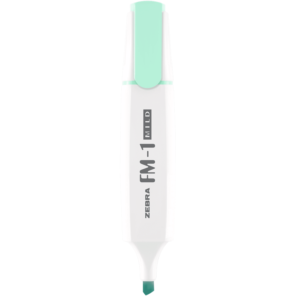 Szövegkiemelő 3,5 mm, Zebra FM-1 Mild, kékeszöld