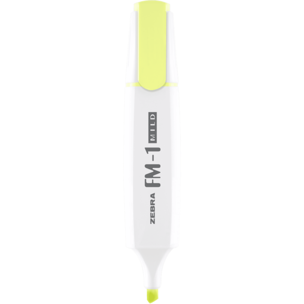 Szövegkiemelő 3,5 mm, Zebra FM-1 Mild, sárga