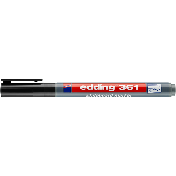 Táblamarker 1mm, kerek Edding 361 piros