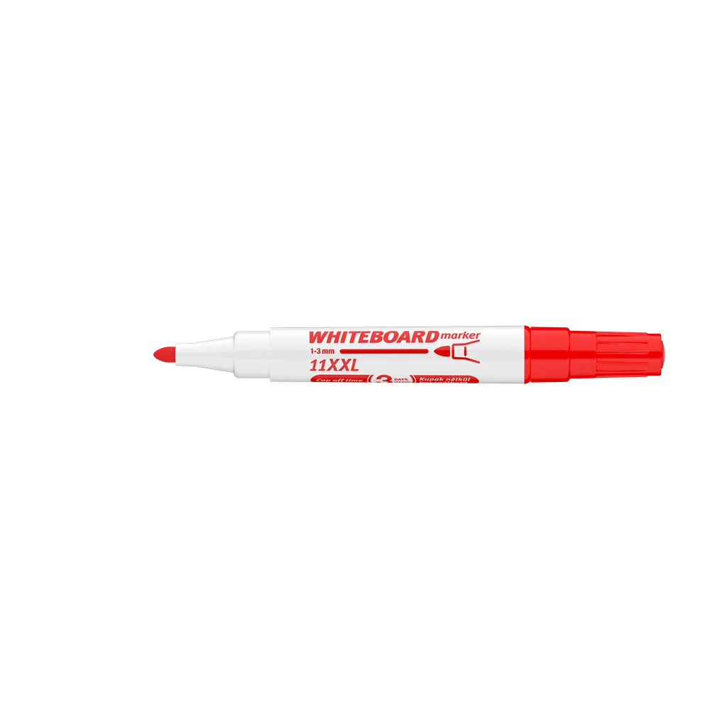 Táblamarker 3mm, kerek Ico 11XXL piros - Image 2