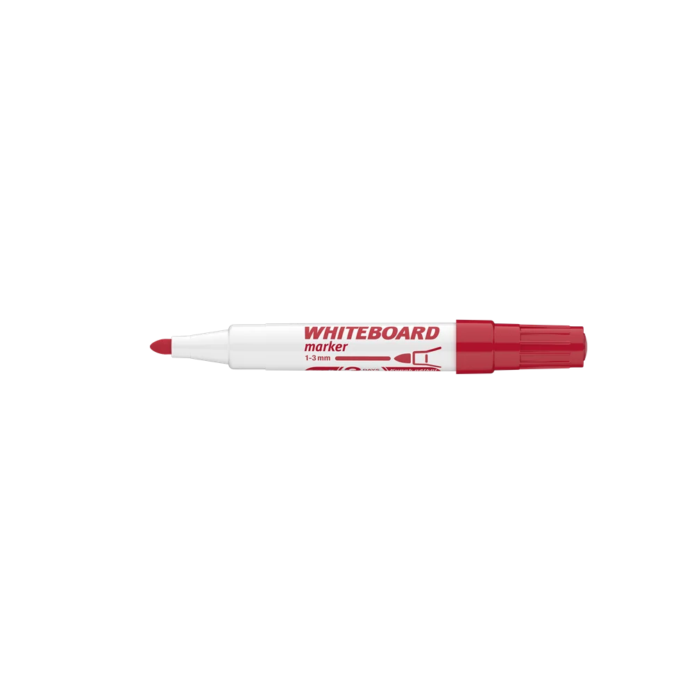 Táblamarker 3mm, kerek Ico 11 piros - Image 2
