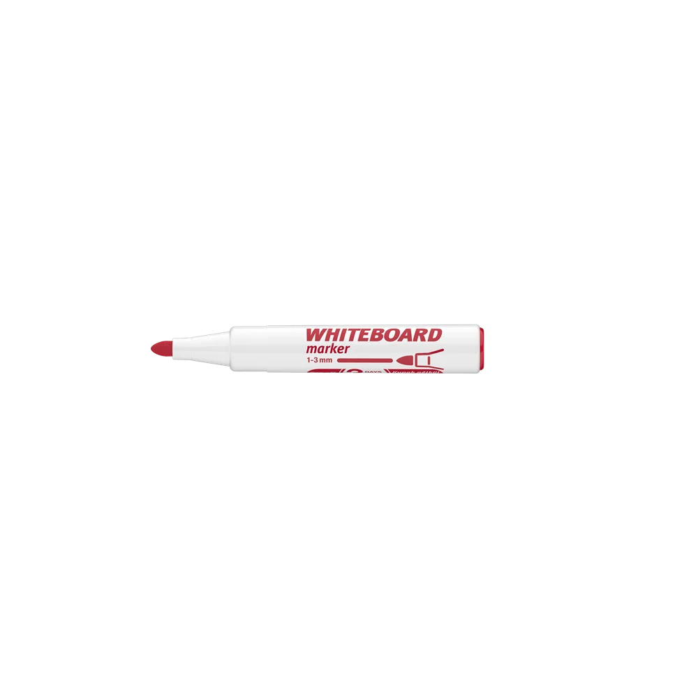 Táblamarker 3mm, kerek Ico 11 piros - Image 3