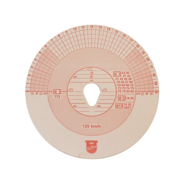 Tachográf korong digitális BLUE2 125km/h