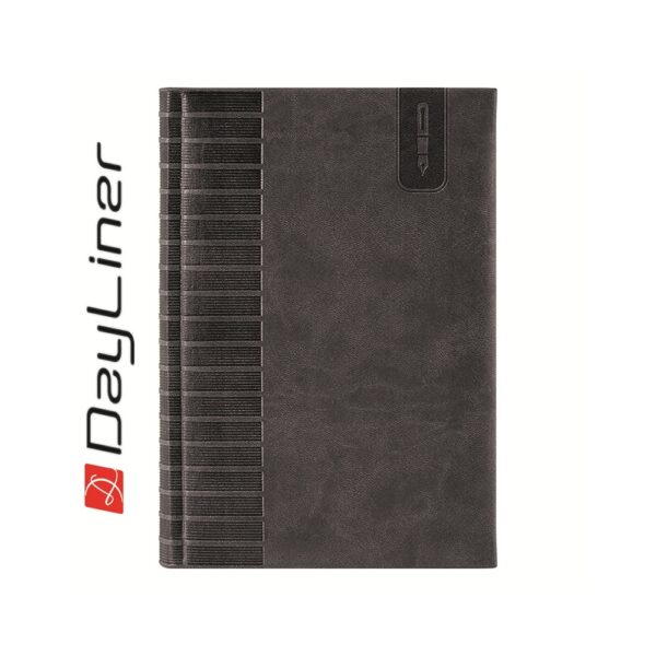 Tárgyalási napló Tucson B5 napló, fehér lapokkal fekete Dayliner 2026.