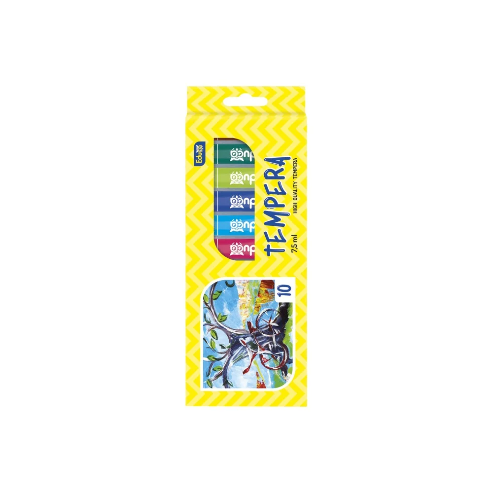 Tempera 10x7,5ml, készlet, Educa karton dobozban - Image 2