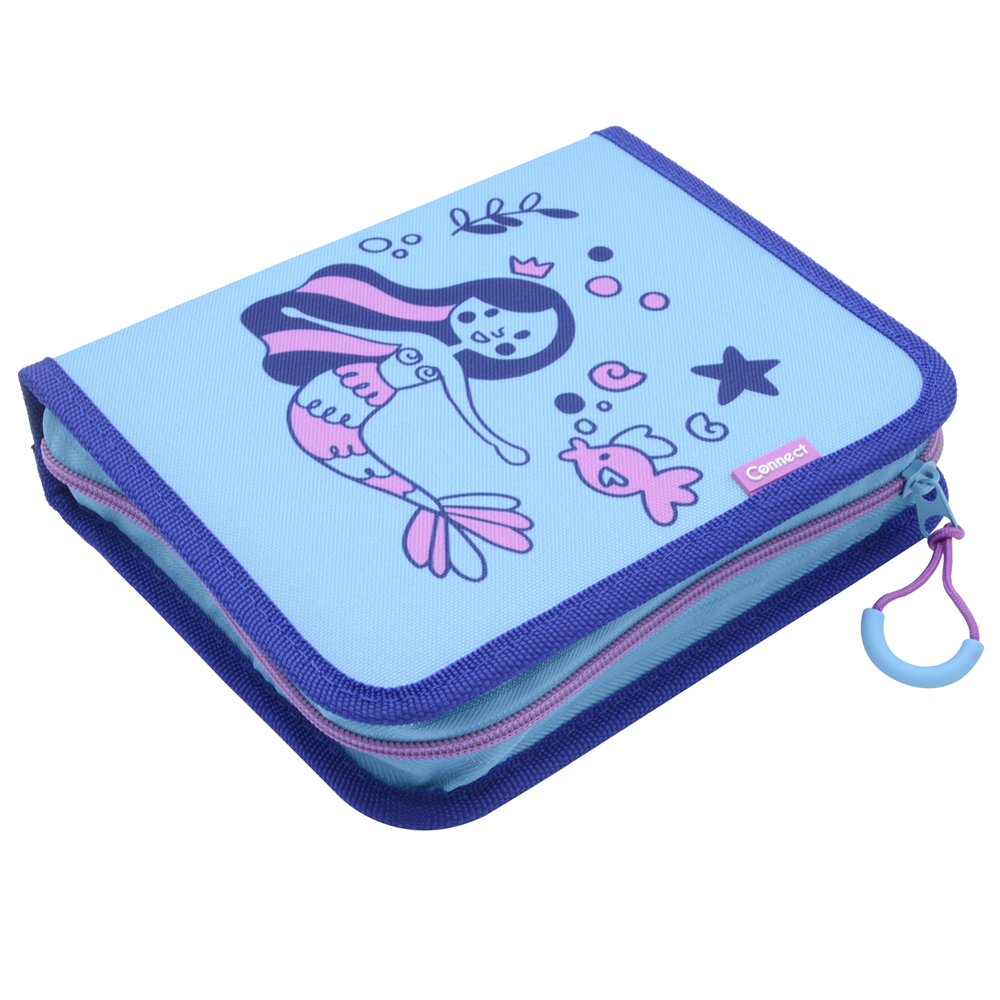 Tolltartó töltött szögletes 2 emeletes Connect Hableány lila/türkiz - Image 2