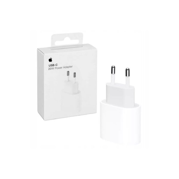 Töltő hálózati APPLE Type-C aljzat (20W, PD gyorstöltő, MUVV3ZM/A és MHJE3ZM/A utód) fehér