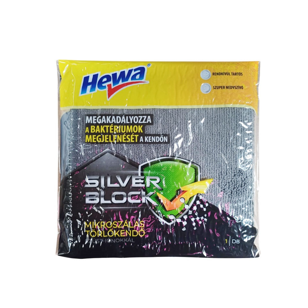 Törlőkendő mikroszálas 32 x 32 cm 300 g/m2 Hewa szürke - Image 3