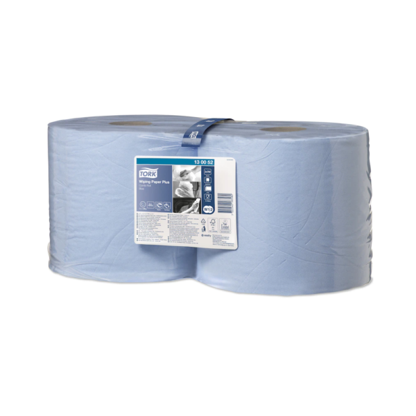 Ipari törlő 2 rétegű tekercses nagyteljesítményű kombi 255 m/tek 2 tek/karton W1/W2 Advanced Tork_130052 kék