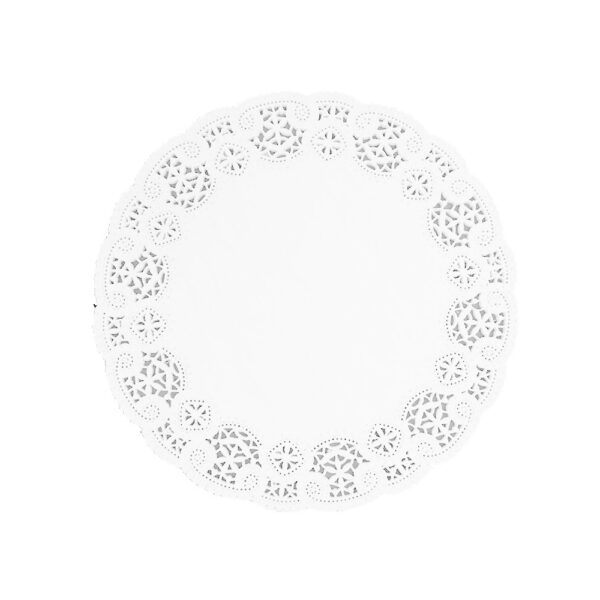 Tortacsipke kerek átmérő: 36 cm 100 db/csomag fehér