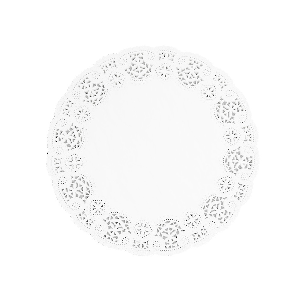 Tortacsipke kerek átmérő: 36 cm 100 db/csomag fehér