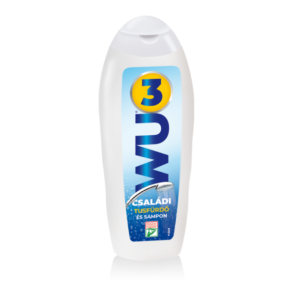 Tusfürdő és sampon 280 ml családi púder illat WU3