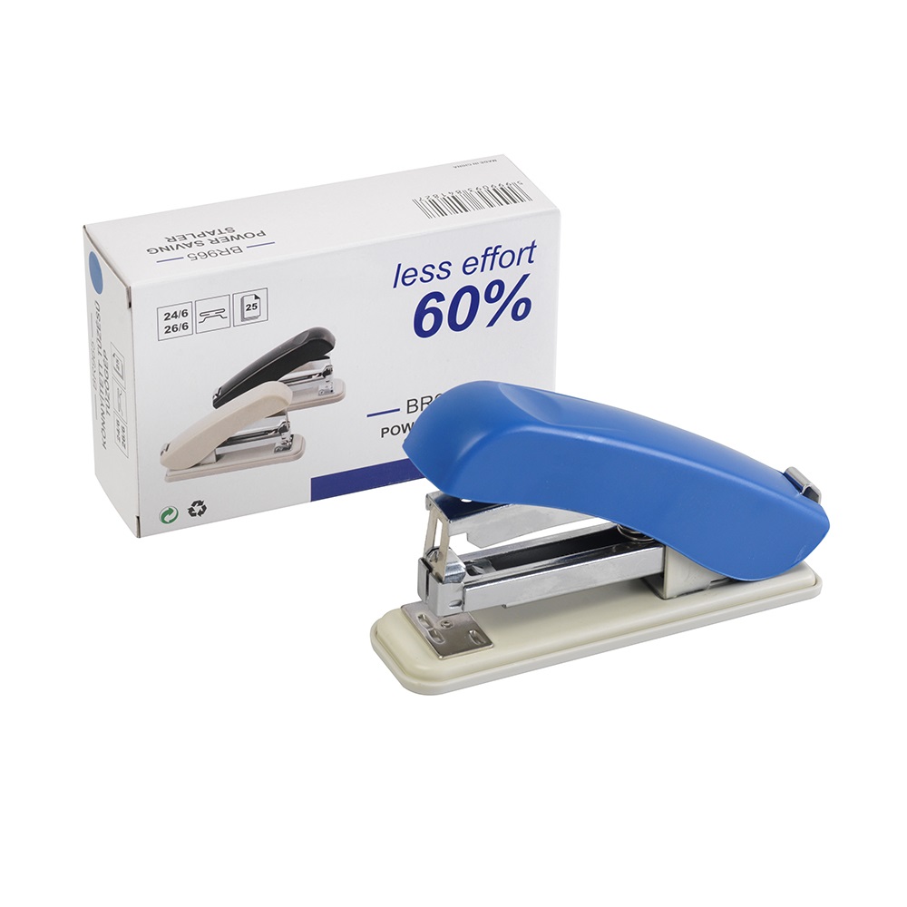 Tűzőgép 25lap 24/6 26/6 könnyített tűzés Bluering® BR965 kék - Image 2