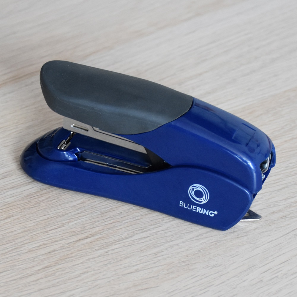 Tűzőgép 30lap 24/6 Flat Clinch lapos tűzés Bluering® BRC30 kék - Image 5